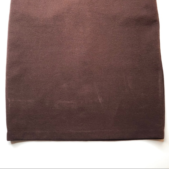 Vince Brown V-neck Sleeveless Sheath Dress 6 - Picture 3 of 8